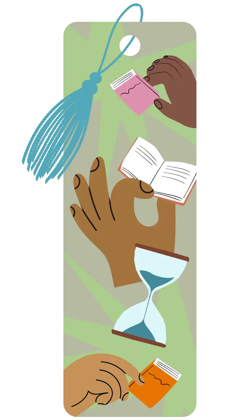 Bite-Size Books bookmark badge