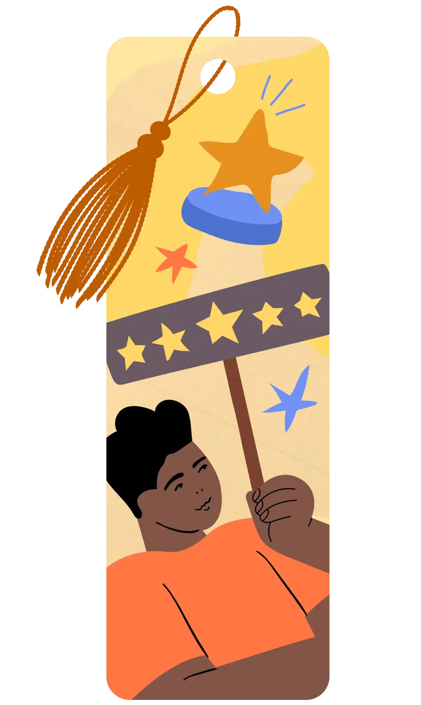 Fiction Faves bookmark badge