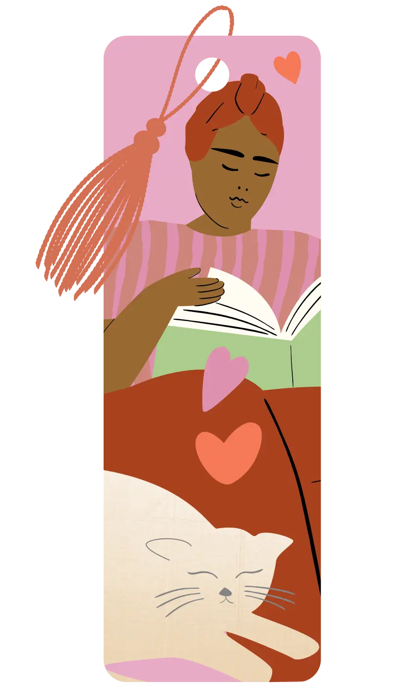 Heart-Warmers bookmark badge