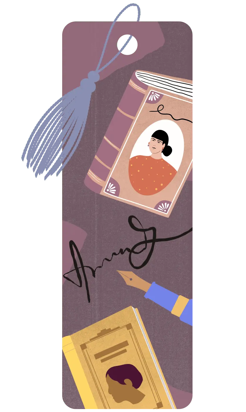 Memorable Memoirs bookmark badge