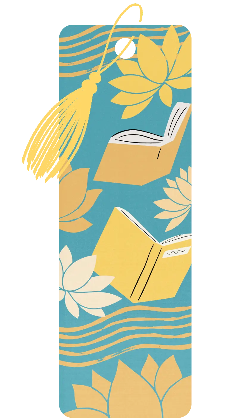 AAPI Heritage bookmark badge