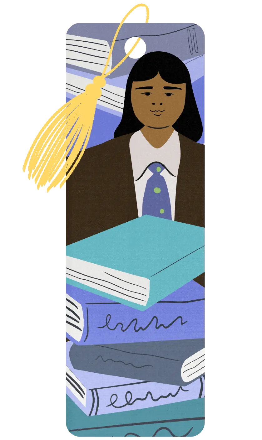 Book Boss bookmark badge