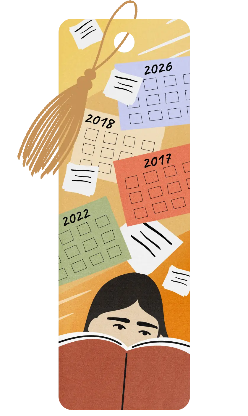Decade of Reads bookmark badge