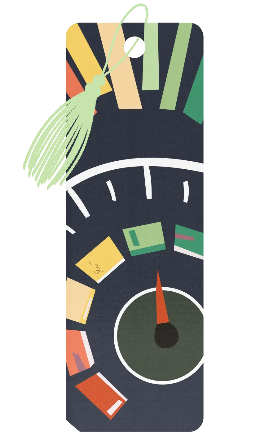 Speed Reader bookmark badge