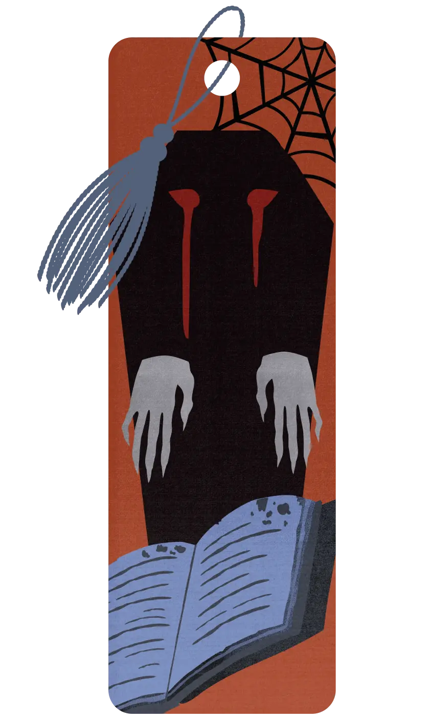 Spine Tinglers bookmark badge