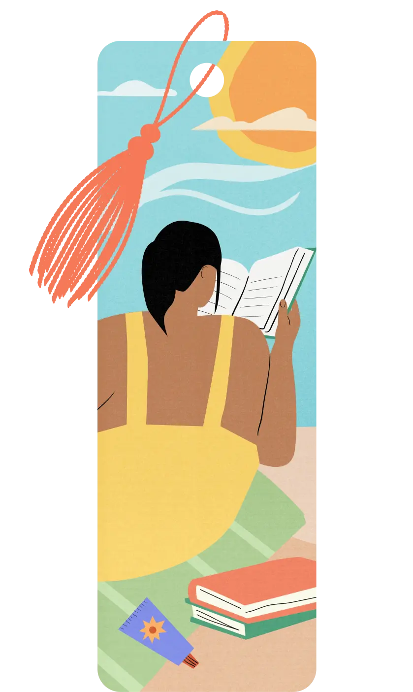 Summer Encore bookmark badge