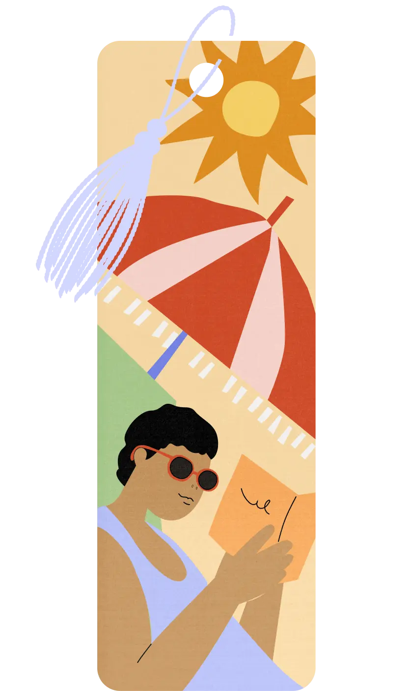 Summer Reading bookmark badge